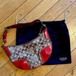 Small Coach clutch bag